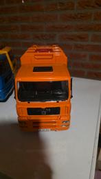 Bruder Vuilniswagen - Oranje, Kinderen en Baby's, Speelgoed | Speelgoedvoertuigen, Ophalen, Gebruikt