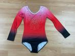 Nieuw rood turnpak lange mouwen - maat 152/158, Sport en Fitness, Turnen, Nieuw, Ophalen of Verzenden, Turnpak(je), Rood