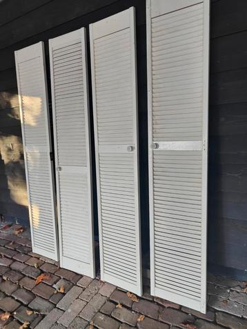 4 Louvre Deuren - 198 x 38,5 cm beschikbaar voor biedingen