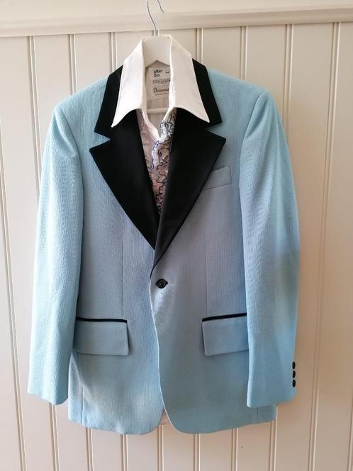 Vintage Rock 'n Roll jasje en blouse met ruches - ORIGINEEL, Kleding | Heren, Kostuums en Colberts, Gedragen, Maat 48/50 (M), Ophalen of Verzenden