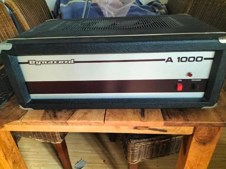 Dynacord A-1000 uit de 70's  buizen mono eindversterker, Muziek en Instrumenten, Versterkers | Keyboard, Monitor en PA, Gebruikt