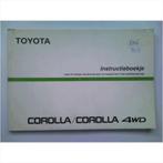 Toyota Corolla 4WD Instructieboekje 1988 #2 Nederlands, Auto diversen, Handleidingen en Instructieboekjes, Ophalen of Verzenden