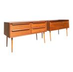 Vintage Teak Midcentury Scandinavisch dressoir sideboard, Huis en Inrichting, Ophalen, 100 tot 150 cm, Teakhout, Scandinavisch design Mid Century Design