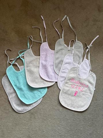 7 Katoenen Slabbers - Baby/Peuter slabbetjes beschikbaar voor biedingen