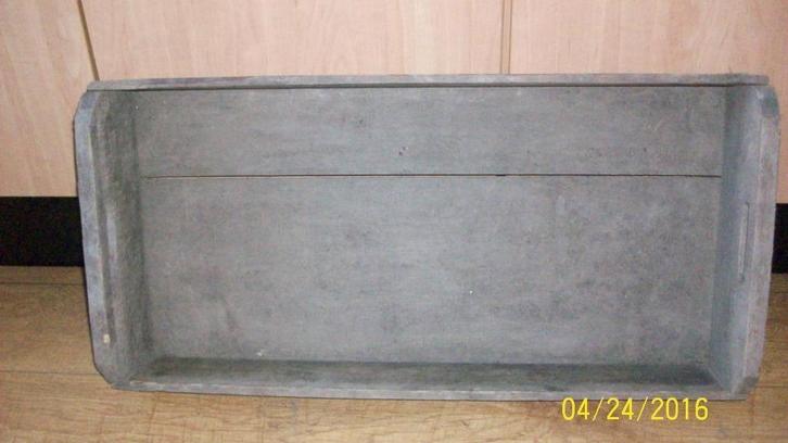 Brocante grote houten bollenkist, Antiek en Kunst, Antiek | Woonaccessoires, Ophalen