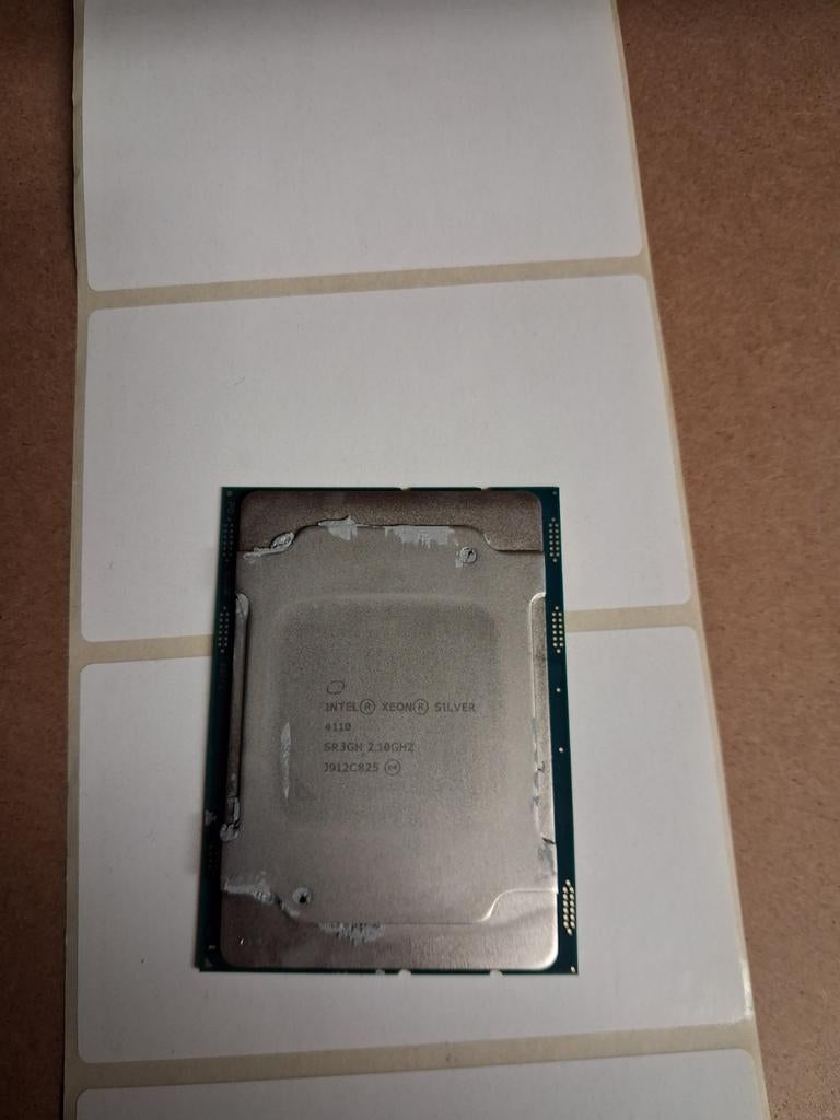 6x Intel Xeon silver 4110, 8-core, Intel Xeon, Zo goed als nieuw, 2 tot 3 Ghz