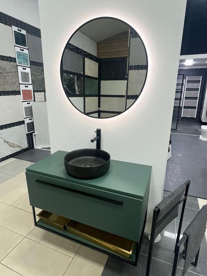 Showmodel Badkamermeubel 80cm/100cm - Nu met Korting!, Huis en Inrichting, Badkamer | Badkamermeubels, Zo goed als nieuw, Wastafelkast