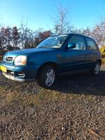 Nissan Micra 1.4 55KW 3D 2002 Blauw, Auto's, Voorwielaandrijving, 750 kg, 4 cilinders, 840 kg