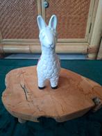 Witte alpaca/lama spaarpot, keramiek, Ophalen of Verzenden, Nieuw, Steen, Aardewerk of Keramiek, Dier