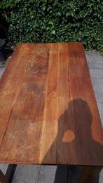 Robuuste houten tafel. 90 cm bij 160 cm, Antiek en Kunst, Antiek | Meubels | Tafels, Ophalen