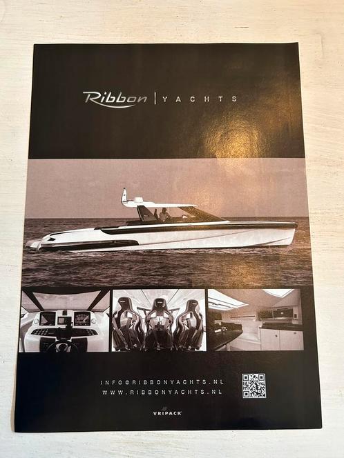 Ribbon yachts advertentie 2011, Verzamelen, Scheepvaart, Ophalen of Verzenden