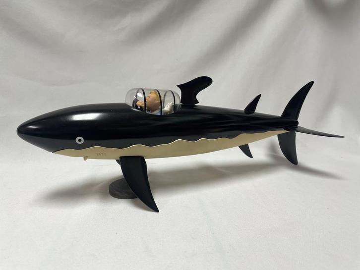 originele Kuifje Haai duikboot gemaakt door Aroutcheff, Verzamelen, Stripfiguren, Zo goed als nieuw, Beeldje of Figuurtje, Kuifje
