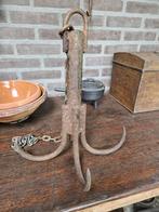 grote antieke gesmede grijphaak, Ophalen of Verzenden