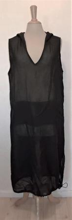 Leuke transparante zwarte jurk met capuchon van Bogie! XL, Kleding | Dames, Verzenden, Zwart, Maat 46/48 (XL) of groter, Zo goed als nieuw