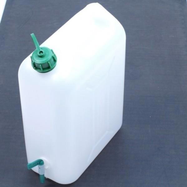 Jerrycan Wit 10 Liter + Kraan, Doe-het-zelf en Verbouw, Gereedschap | Handgereedschap, Nieuw, Ophalen of Verzenden