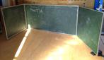Schoolbord Vijfvlaksbord 100x200cm Krijtbord Groen Emaille, Krijtbord, Zo goed als nieuw, Ophalen