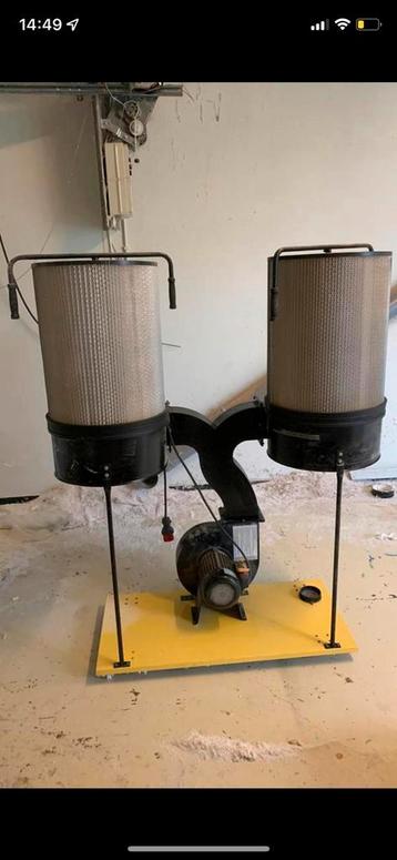 Huvema afzuiger microfilters 2x 380v krachtig! beschikbaar voor biedingen