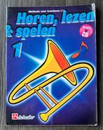 Horen lezen en spelen trombone, Muziek en Instrumenten, Ophalen of Verzenden, Gebruikt, Alt