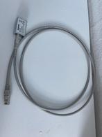 Ethernet kabel + ethernet female female verbindingsstuk, Ophalen of Verzenden, Zo goed als nieuw