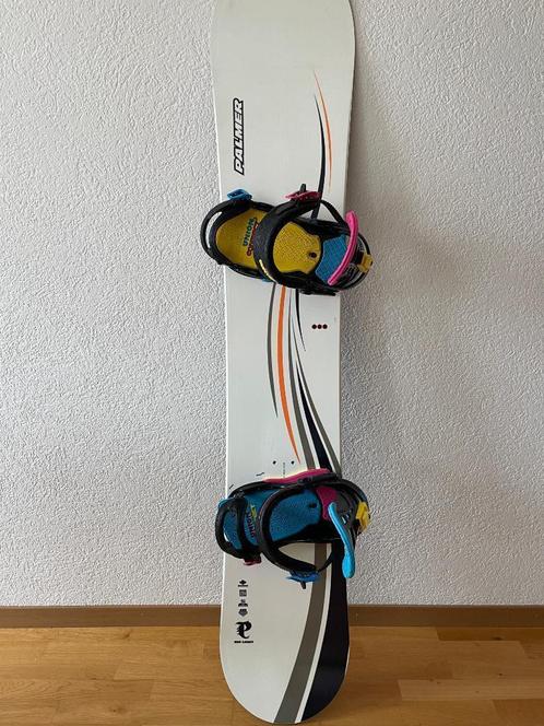 Snowboard Palmer, bindingen Union, Sport en Fitness, Snowboarden, Zo goed als nieuw, Board, Ophalen
