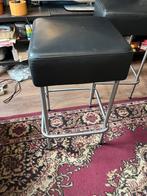 Barkrukken zwart 3 stuks, Huis en Inrichting, Barkrukken, Ophalen, Gebruikt, Met voetsteun, 60 tot 90 cm