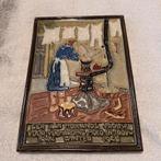 Cloisonne tegel van de Porceleyne Fles, winter 44/45, Ophalen of Verzenden