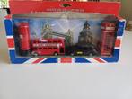 London Street Scene Metal Taxi Bus Phone Booth Mailbox, Hobby en Vrije tijd, Modelauto's | 1:43, Ophalen of Verzenden, Nieuw, Auto