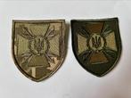 Oekraïne Patch - Oekraïne chevron patch ZSU Wapenschild, 2215SK, Ophalen of Verzenden, Embleem of Badge, Luchtmacht