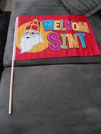 Welkom sinterklaas vlag, Ophalen of Verzenden, Zo goed als nieuw