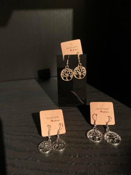 Tree of life, Sieraden, Tassen en Uiterlijk, Oorbellen, Nieuw, Hangers, Overige materialen, Zilver, Ophalen of Verzenden