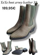 YAYA CHELSEA BOOTS ARMY LEATHER 39: VAN €189,95, Kleding | Dames, Schoenen, Lage of Enkellaarzen, Nieuw, Ophalen of Verzenden