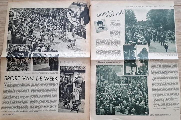 Chaam, Alphen, Ulvenhout, Bavel (N.Br.) - oude knipsels., Verzamelen, Ansichtkaarten | Nederland, Noord-Brabant, 1920 tot 1940