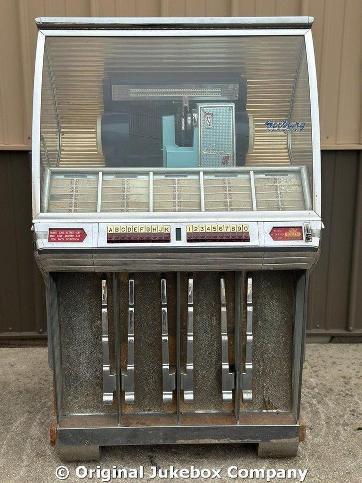 JUKEBOX: SEEBURG model HF100R jukebox, Verzamelen, Automaten | Jukeboxen, Gebruikt, Seeburg, 1950 tot 1960, Ophalen