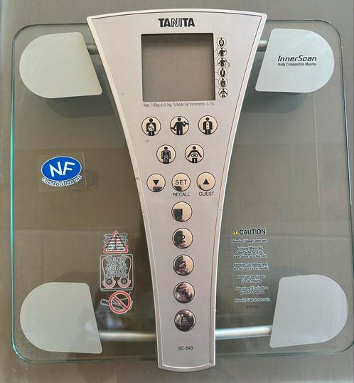 Weegschaal TANITA BC-543. Goed als nieuw., Witgoed en Apparatuur, Weegschalen, Zo goed als nieuw, Digitaal, Personenweegschaal