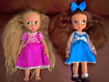 Originele Disney poppen animators Rapunzel en Belle beschikbaar voor biedingen