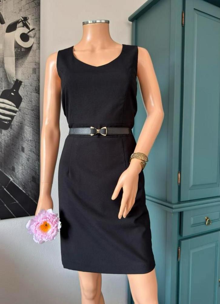 VIVIEN CARON designer net jurkje maat 36 - zwart - split, Kleding | Dames, Jurken, Zo goed als nieuw, Maat 36 (S), Zwart, Boven de knie