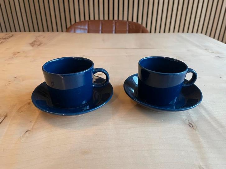 Iittala Teema Espressokopjes - Donkerblauw, Huis en Inrichting, Keuken | Servies, Kop(pen) en/of Schotel(s), Overige stijlen, Ophalen of Verzenden