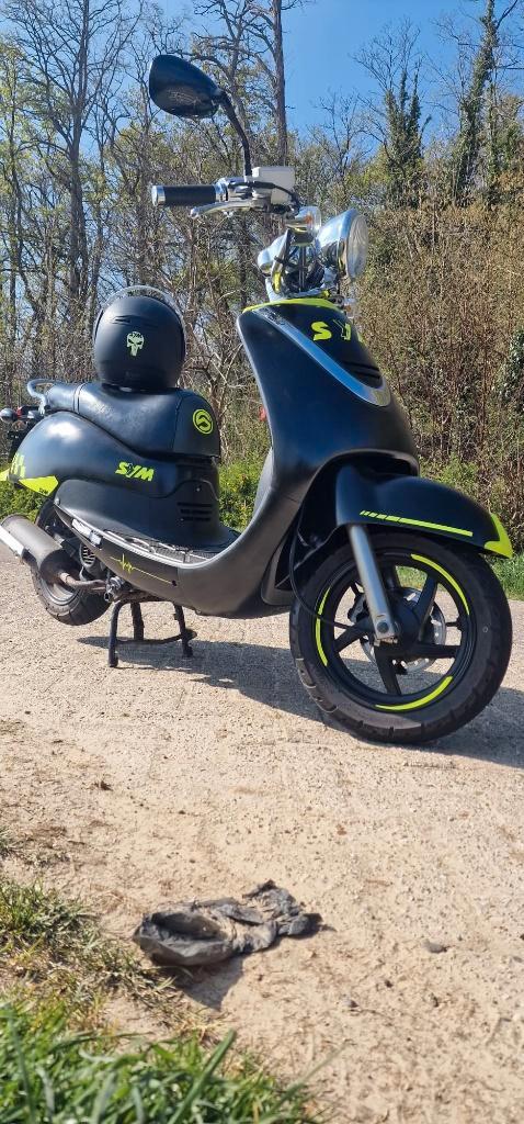 Sym Allo, Fietsen en Brommers, Scooters | SYM, Gebruikt, Allo, Maximaal 45 km/u, Benzine, Ophalen