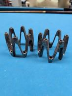 Vintage Dansk Designs 'Zig Zag' Kandelaars door Jens Quistga, Huis en Inrichting, Woonaccessoires | Kandelaars en Kaarsen, Ophalen