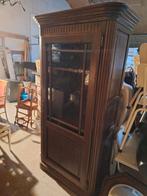 Mooie eiken vitrinekast, Huis en Inrichting, Ophalen, Eikenhout, Klassiek, 50 tot 100 cm