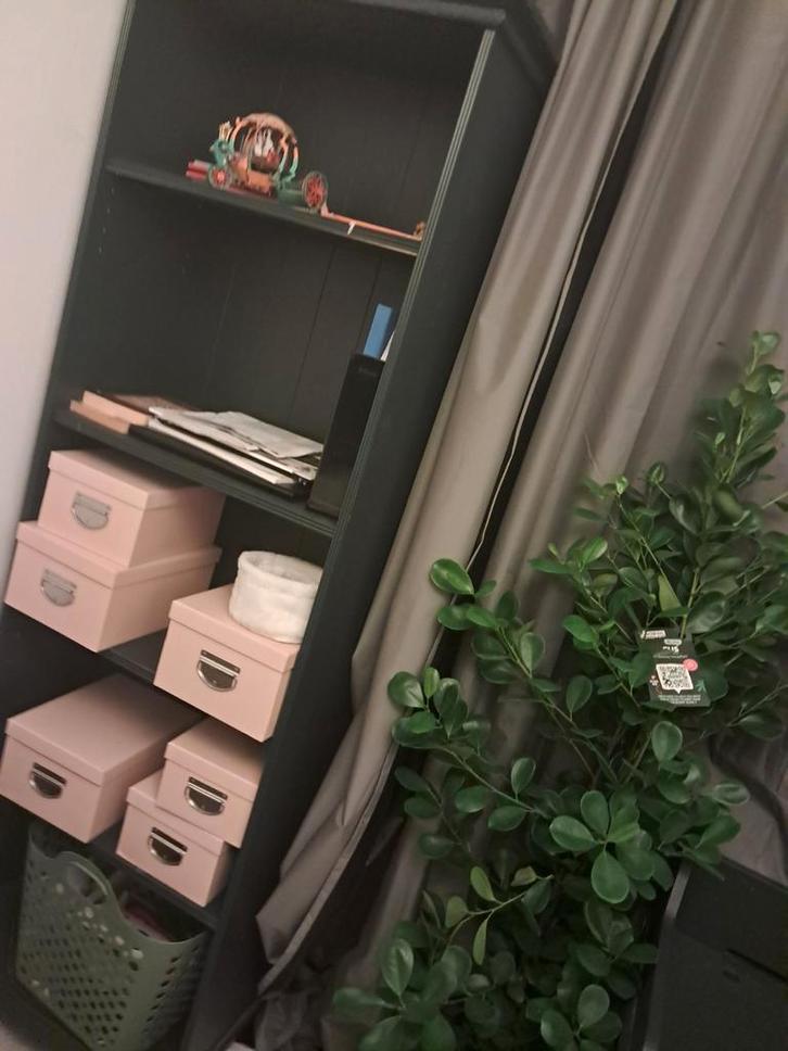 IKEA LOMMARP boekenkast donkergroen, Huis en Inrichting, Kasten | Boekenkasten, Gebruikt, 50 tot 100 cm, 150 tot 200 cm, 25 tot 50 cm