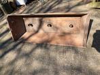 Oude houten trog als lamp gemaakt, Ophalen, Zo goed als nieuw, Minder dan 50 cm