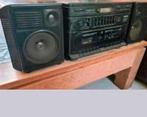 Vintage boombox Sanyo Stereo met Cassettedeck x2, Ophalen of Verzenden, Gebruikt