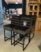 Stijlvolle barkrukken in diverse kleuren en stoffen, Met voetsteun, Verzenden, 60 tot 90 cm, Nieuw