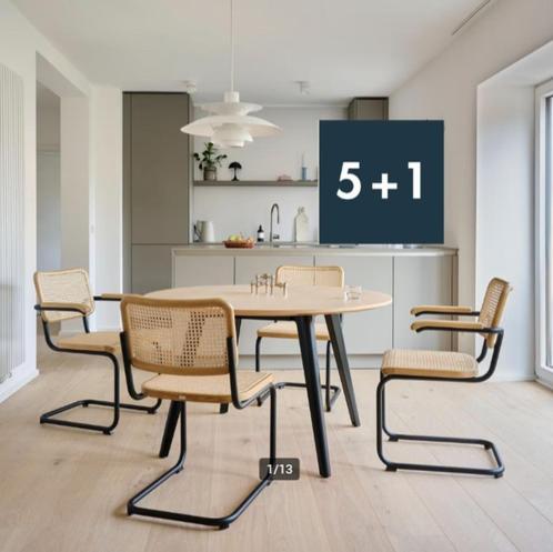 Thonet Tijdelijke actie | 5 + 1 Bauhaus, Huis en Inrichting, Stoelen, Nieuw, Eén, Overige kleuren, Ophalen of Verzenden