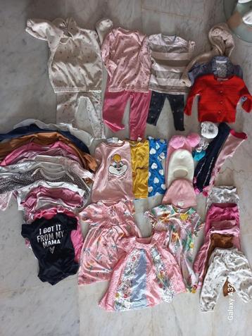 40-delig kledingpakket baby meisje, maat 74-80 beschikbaar voor biedingen