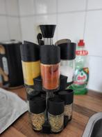 Kruidenrek met 12 glazen potjes - Aminno☘️, Huis en Inrichting, Keuken | Keukenbenodigdheden, Ophalen of Verzenden, Zo goed als nieuw