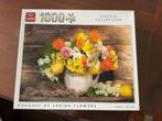 King 1000 st Bouquet of spring flowers, Ophalen of Verzenden, 500 t/m 1500 stukjes, Legpuzzel, Zo goed als nieuw