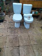 WC - potten, twee stuks, Ophalen, Gebruikt, Steen, Toilet