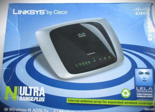 Router Wireless N ADSL2+ Gateway~Linksys Cisco, Computers en Software, Routers en Modems, Gebruikt, Router, Ophalen of Verzenden